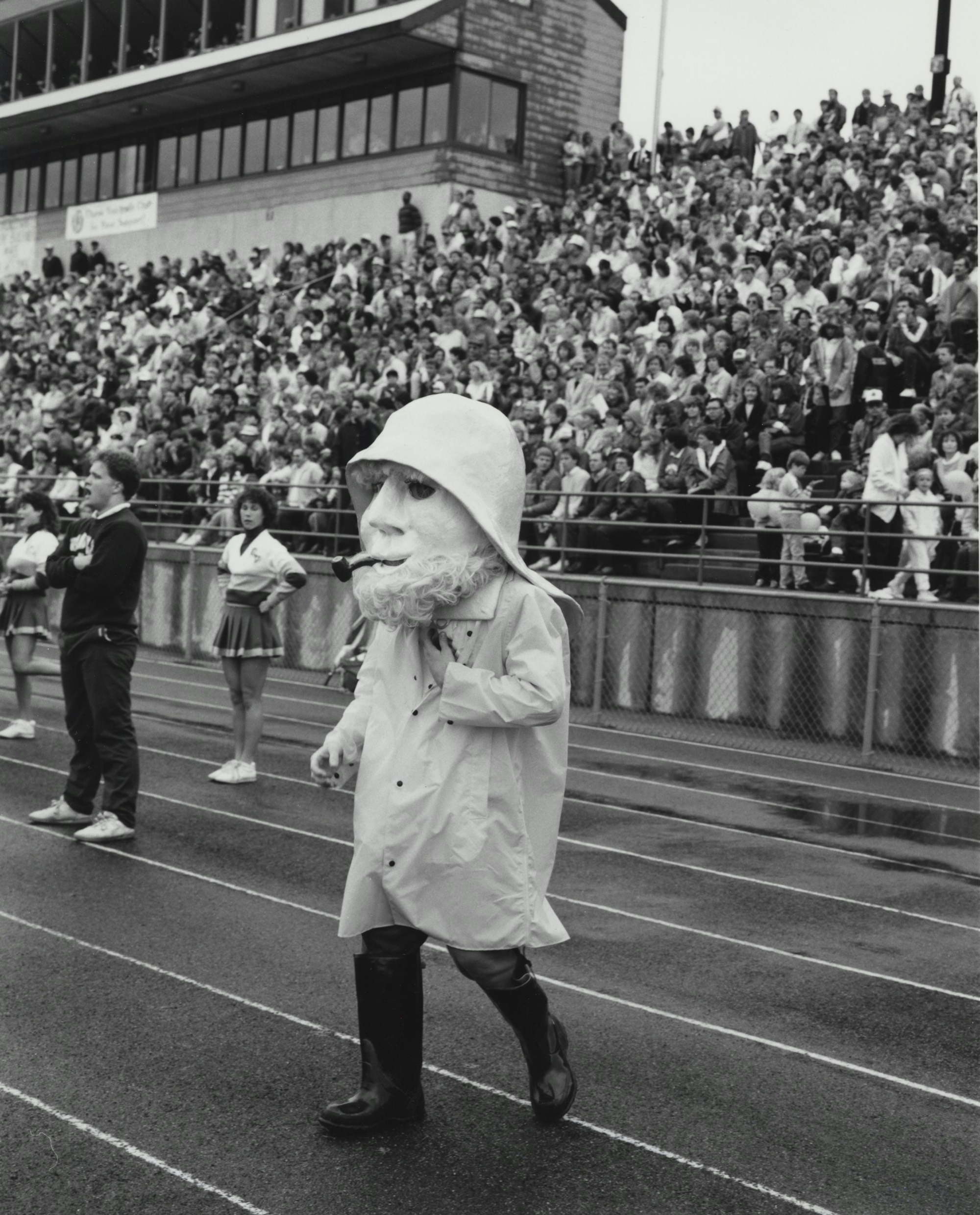 Grand Valley mascot Louie the Laker, 1986